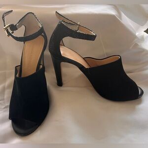 Banana Republic Black Peep-Toe Heels
